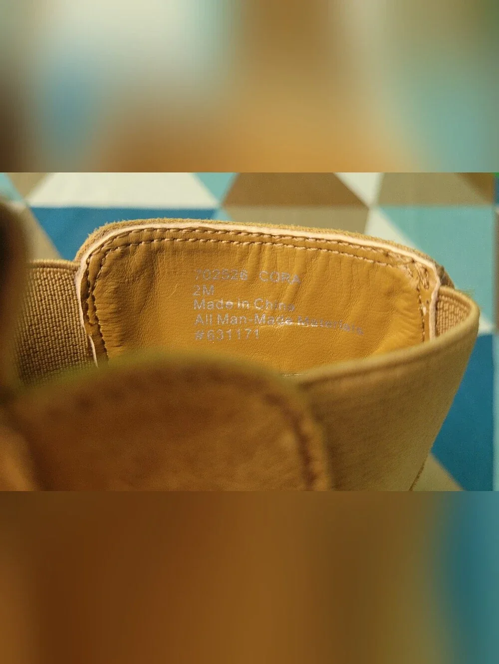 Chelsea Suede Lug Boots Tan Cupcake Couture Girls Size 2 Ankle Chunky Combat